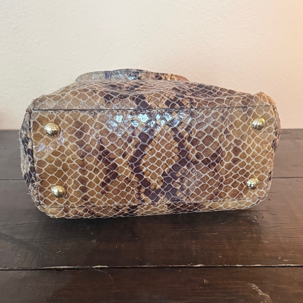 Michael Kors Tan Snake Print Tote - Picture 5 of 8